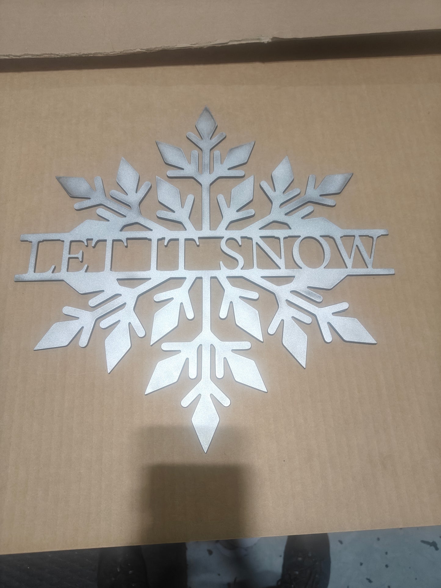 Let it snow sign