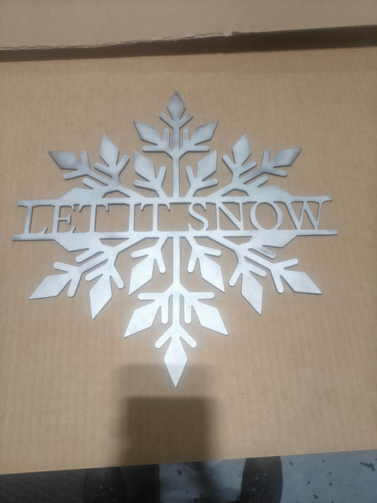 Let it snow sign